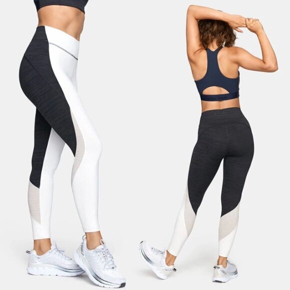 Outdoor Voices Small TechSweat 7/8 Zoom Leggings Athletic Color Block Sporty - Picture 2 of 9